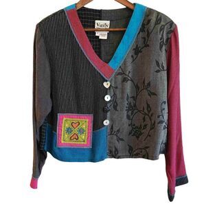 Vintage Retro Vanity Crop Tpp Size Small